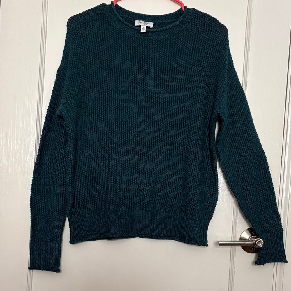 Jessica Simpson Deep Teal Crew Neck Sweater